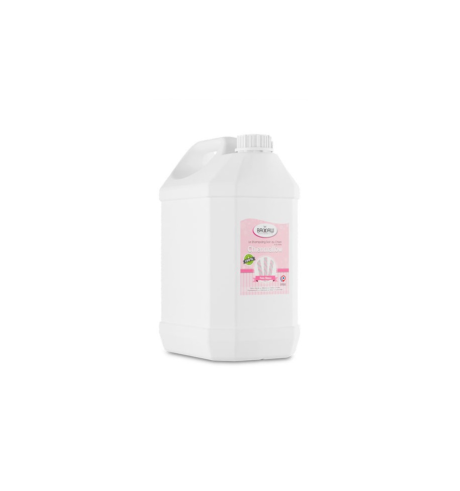 Shampoing chienmallow poil blanc 5000 ml